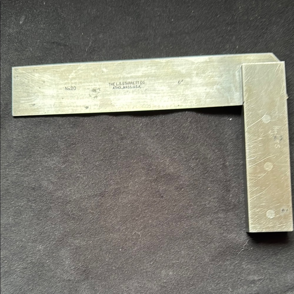 LS.Starrett precision Square 6”